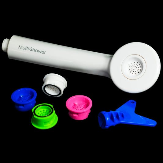 Multi-Shower Hand Held White